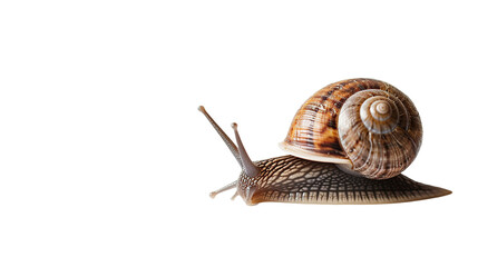 snail isolated on transparent background