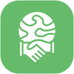 Humanitarian vector icon illustration of Donations iconset.