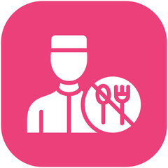 Ramadan Fasting vector icon illustration of Ramadan iconset.