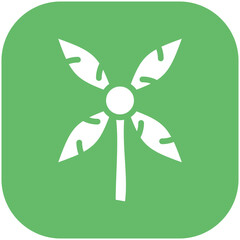 Ixora vector icon illustration of Flowers iconset.