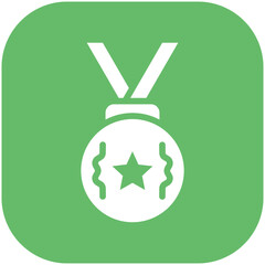 Bronze Medal vector icon illustration of Olympics iconset.