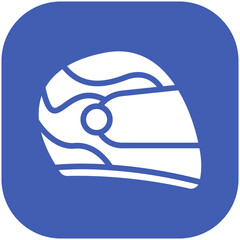 Racing Helmet vector icon illustration of Auto Racing iconset.