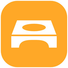 Aerobics Stand vector icon illustration of Physical Fitness iconset.