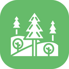 Forest Landscape Icon