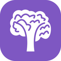 Snow Covered Tree Icon