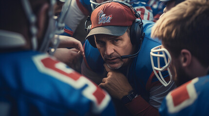 Brotherhood Forged in Sweat and Spirit: Coach's Speech Unites Team for Glory, generative AI