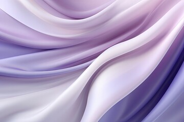Obraz premium Lilac Waves Fabric Pattern, Violet Textile Texture Background, Colorful Vintage Wave Banner
