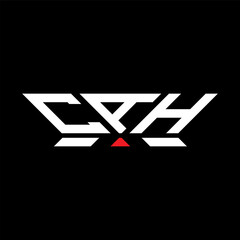 CAH letter logo vector design, CAH simple and modern logo. CAH luxurious alphabet design  