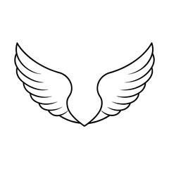 eagle wings vector	