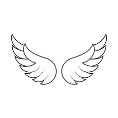 eagle wings vector	