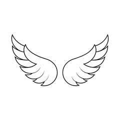 eagle wings vector	