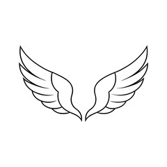 eagle wings vector	