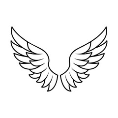 eagle wings vector	