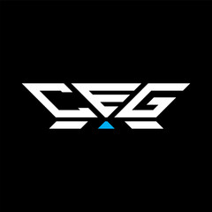 CEG letter logo vector design, CEG simple and modern logo. CEG luxurious alphabet design   - obrazy, fototapety, plakaty