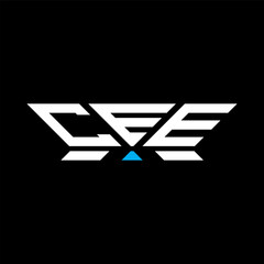 CEE letter logo vector design, CEE simple and modern logo. CEE luxurious alphabet design  