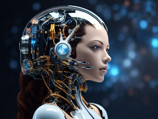 Science and artificial intelligence technology, innovation of futuristic.