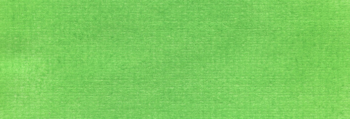 Fresh green background. Vivid green grass color. Abstract crayon texture. Pastel drawings on paper backdrop. Hand-drawn chalk pattern for print and web design.