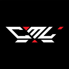 CML letter logo vector design, CML simple and modern logo. CML luxurious alphabet design  
