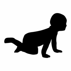 Baby silhouette