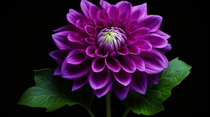 A large purple flower