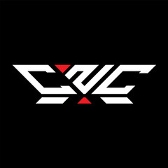 CNC letter logo vector design, CNC simple and modern logo. CNC luxurious alphabet design  