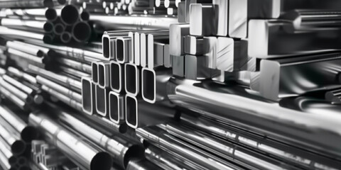  the material industry steel  with Different stainless steel products.