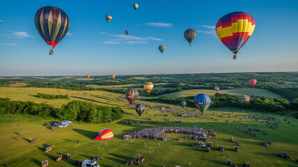 Fototapeta premium hot air balloon