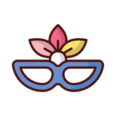 Eye Mask Icon vector. Stock illustration.