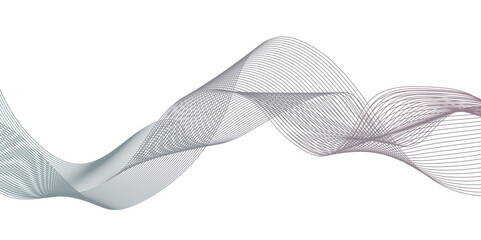 Abstract blue waves. Background lines wave abstract stripe design. White background, mesh abstract, vector blurred soft blend color background .