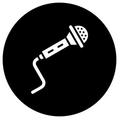 Microphone Vector Icon Design Illustration