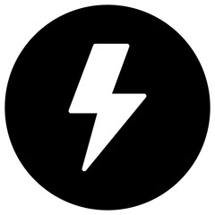 Lightning Vector Icon Design Illustration