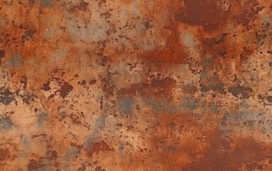 Flat Reddish Rust Texture Seamless Pattern