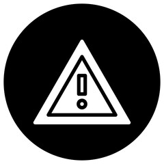 Warning Vector Icon Design Illustration