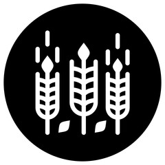 Wheat Vector Icon Design Illustration