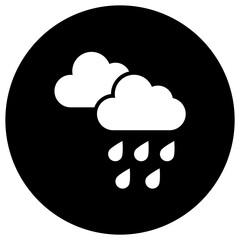 Rain Vector Icon Design Illustration