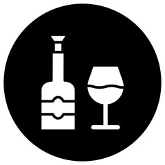 Wine Vector Icon Design Illustration