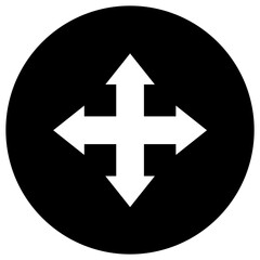 Move Vector Icon Design Illustration