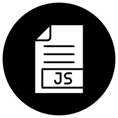 JS Vector Icon Design Illustration