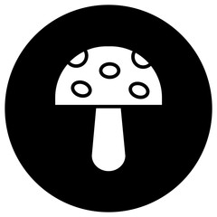 Mushroom Vector Icon Design Illustration