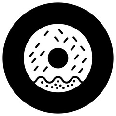 Donut Vector Icon Design Illustration