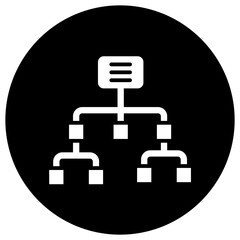 Sitemap Vector Icon Design Illustration