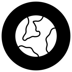 Globe Vector Icon Design Illustration