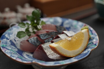 サバの刺し身