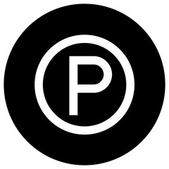 Parking Vector Icon Design Illustration