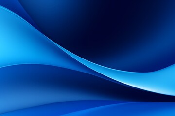 Blue wave gradient color background. Blue curve banner design. 