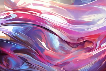 abstract curved brushstrokes in red and blue colors as a background