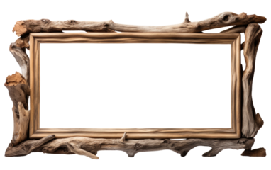 Driftwood Picture Frame. A picture frame created using driftwood.