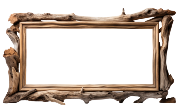 Driftwood Picture Frame. A picture frame created using driftwood.