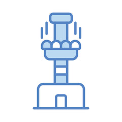 Freefall Icon vector. Stock illustration.