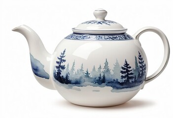 teapot isolated on white background